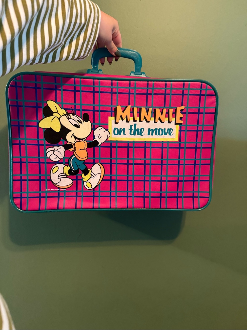 Vintage Minnie on the move Disney suitcase bag
